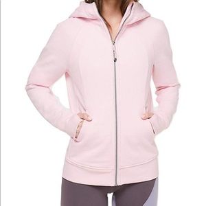 Lululemon light pink scuba hoodie